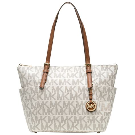 michael kors bag white|More.